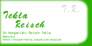 tekla reisch business card